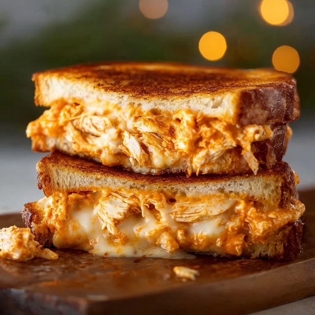 Buffalo Chicken Grilled Cheese