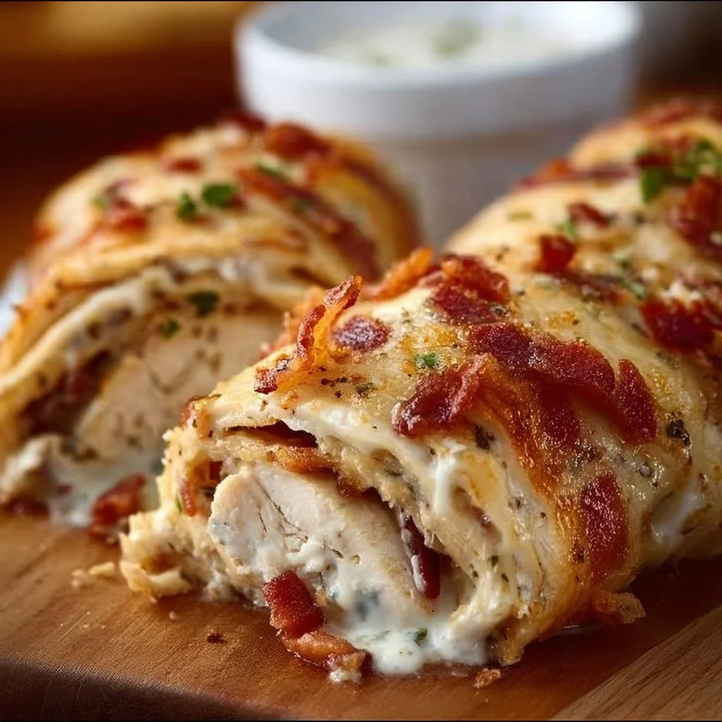 Chicken Bacon Ranch Roll Ups