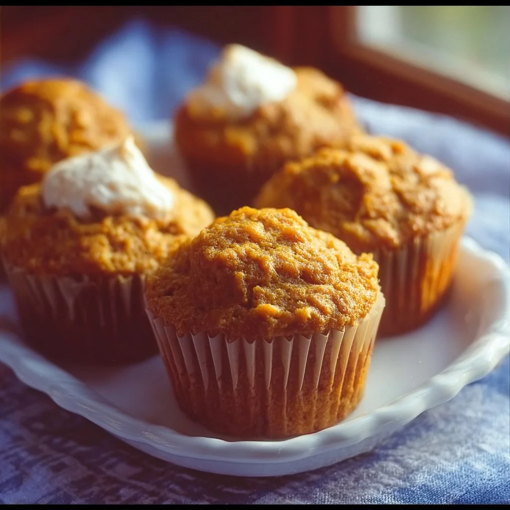 Flourless pumpkin muffins baked to perfection, a healthy fall treat.