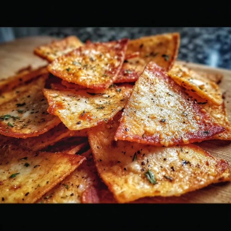 Keto Pizza Chips - Low-carb crunchy snacks for a healthy lifestyle