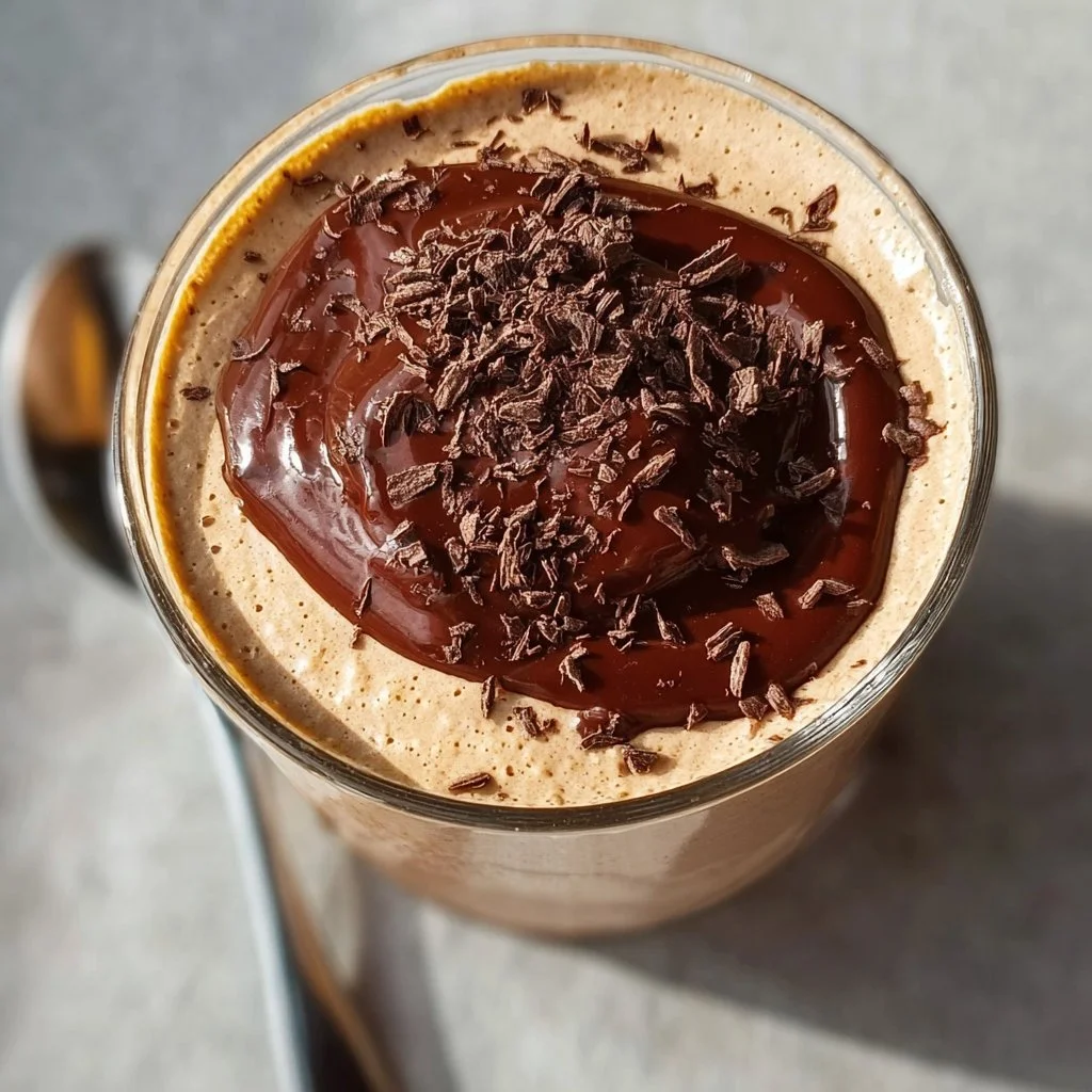 Delicious protein pudding served in a bowl with toppings for a healthy dessert option.