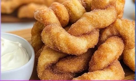 Air Fryer Cinnamon Sugar Twists
