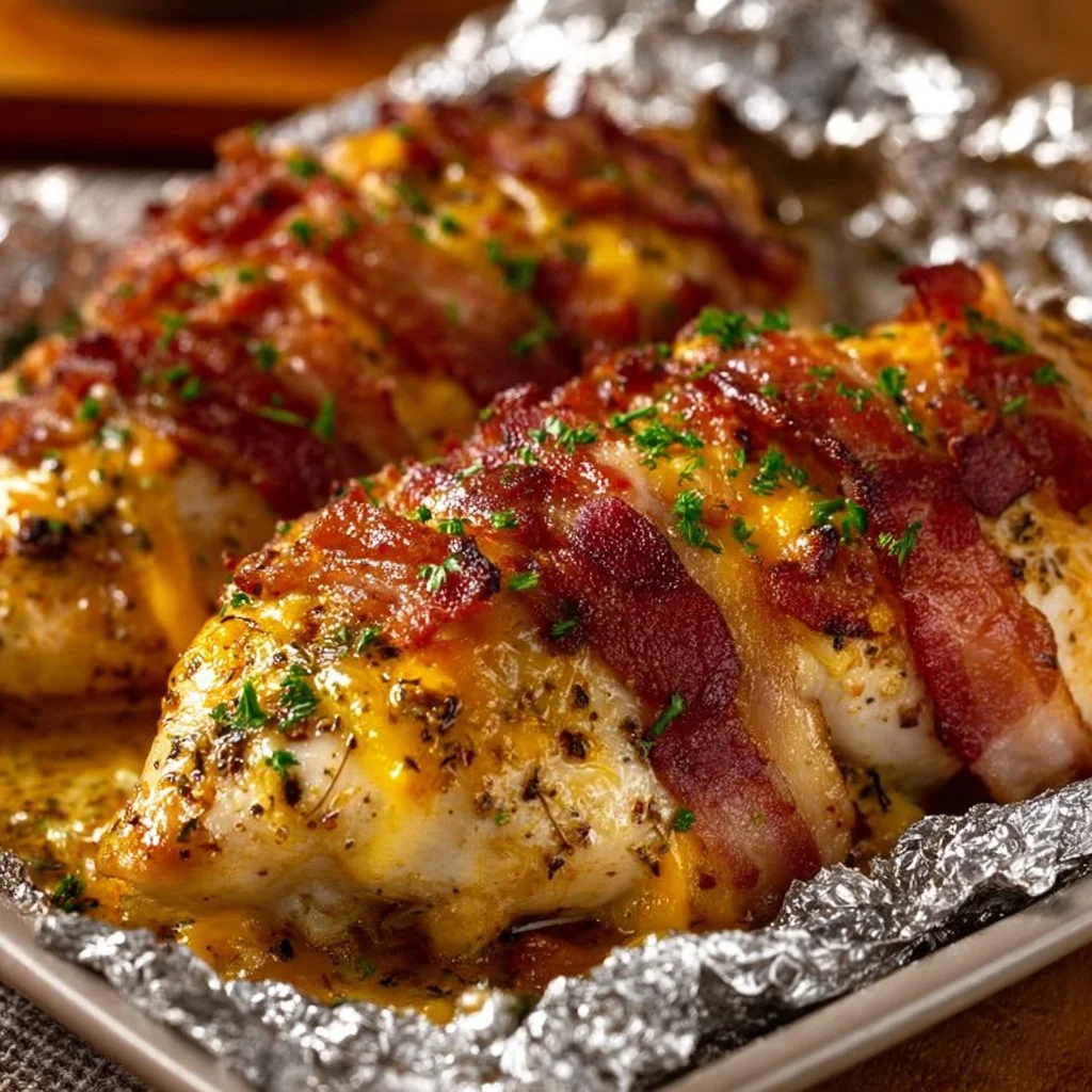 Bacon Ranch Chicken Foil Packets