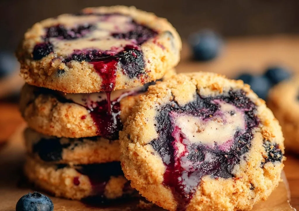 Blueberry Cheesecake Cookies