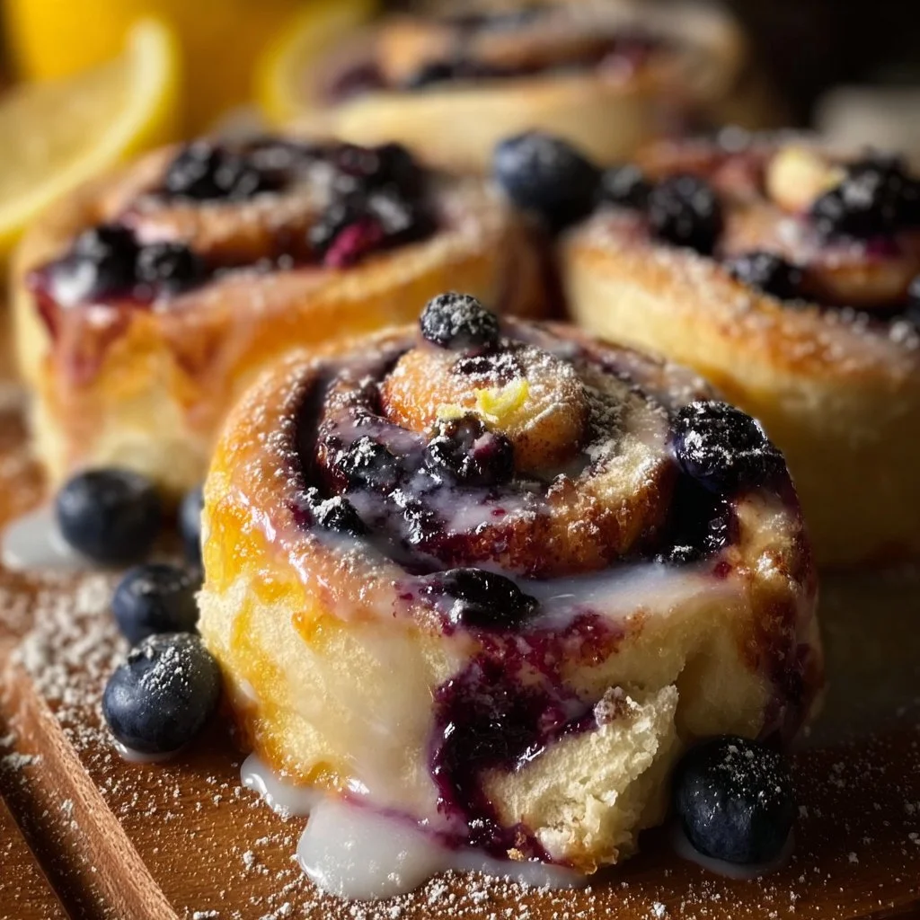 Blueberry Lemon Rolls