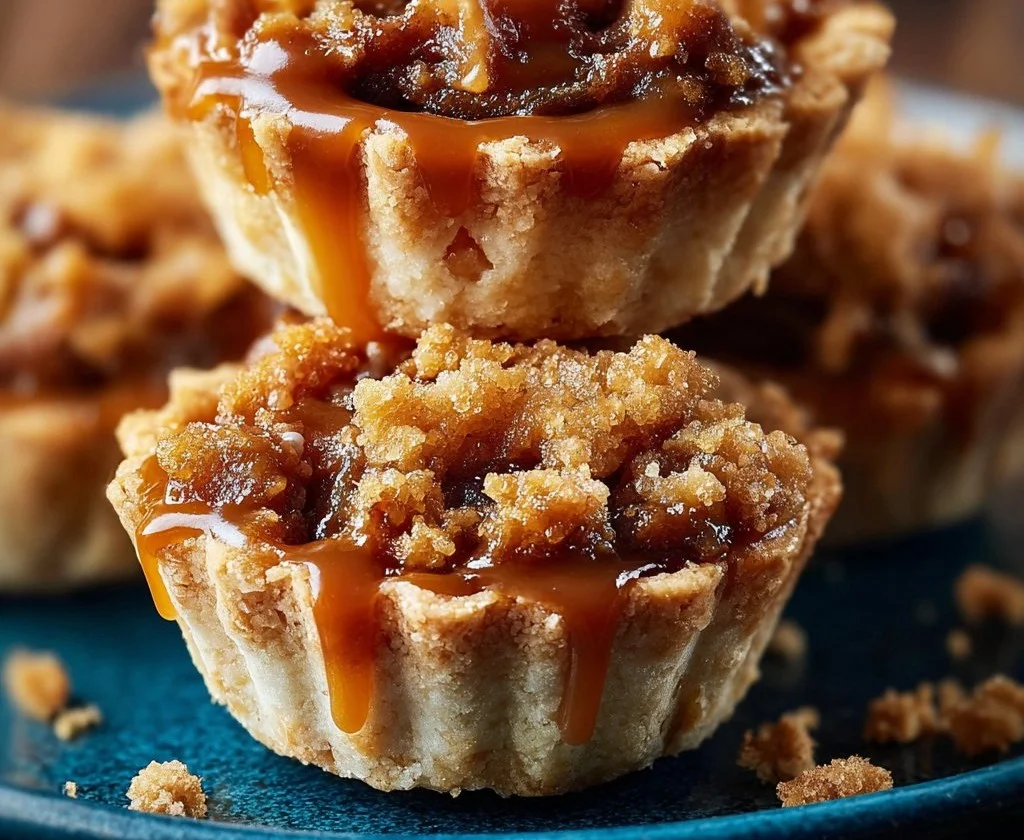 Butterfinger Caramel Crunch Mini Pies