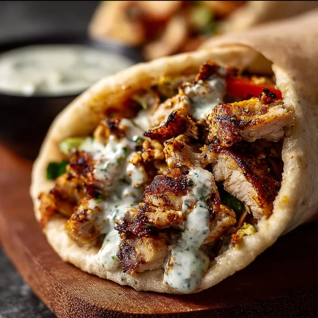 Chicken Shawarma with Garlic Sauce
