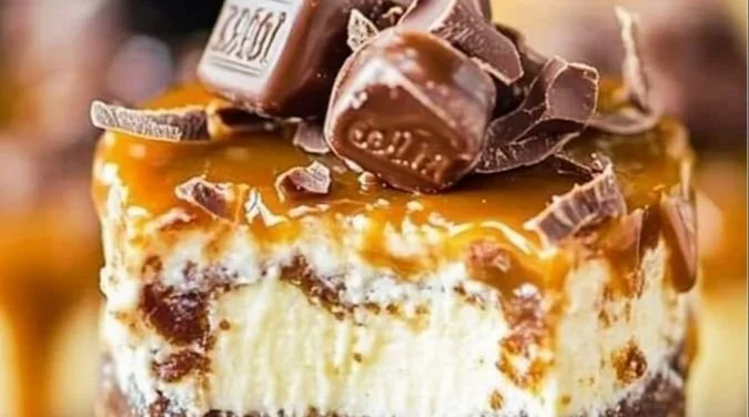 Chocolate Caramel Cheesecake Bites