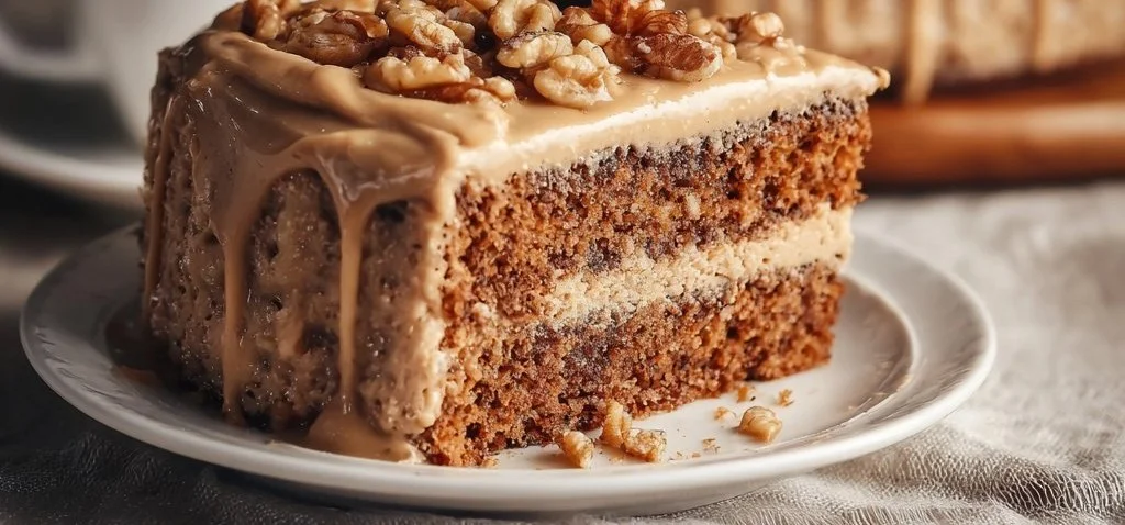 Coffee and Walnut Cake