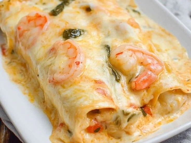 Creamy Shrimp Enchiladas