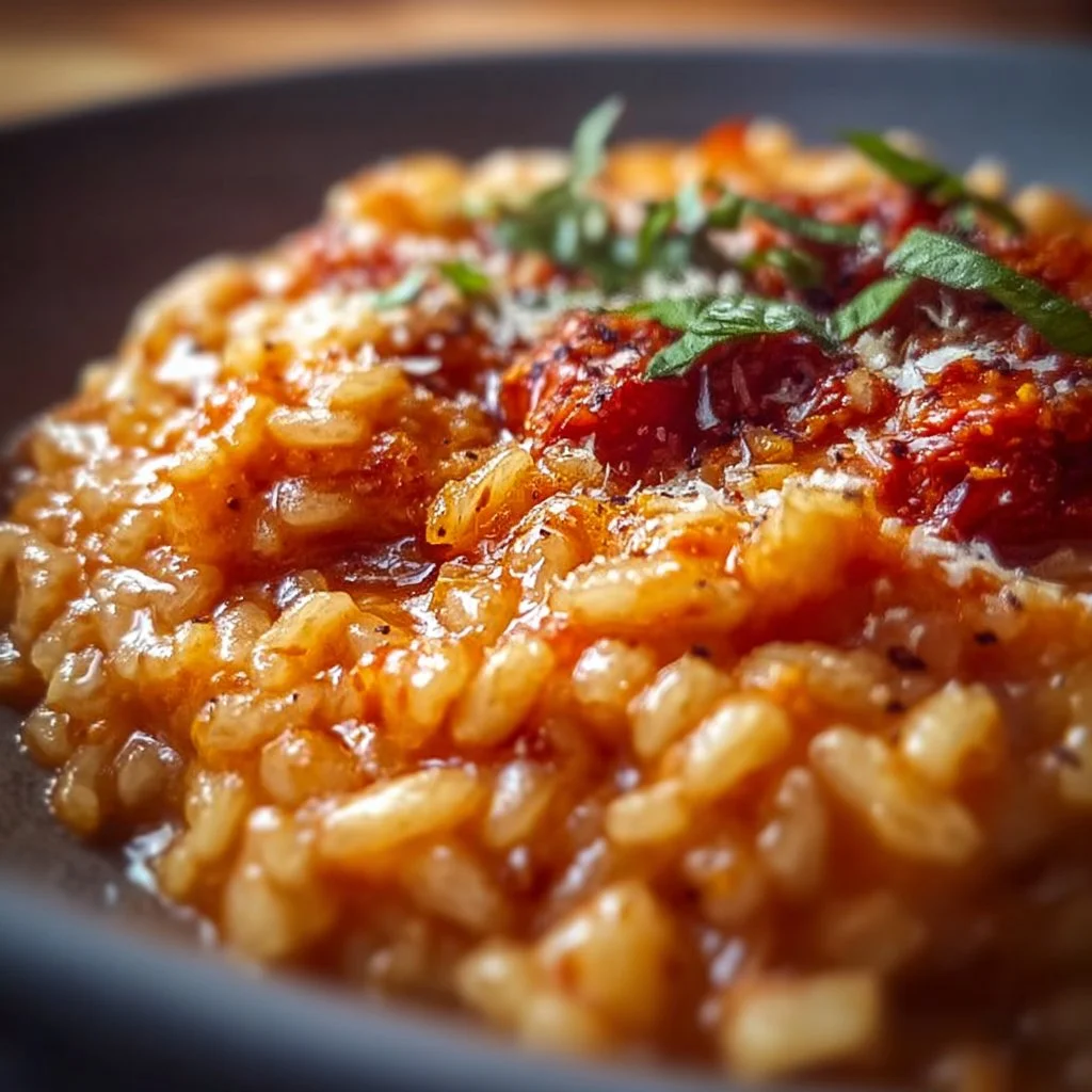 Creamy Slow-Cooked Italian Tomato Risotto