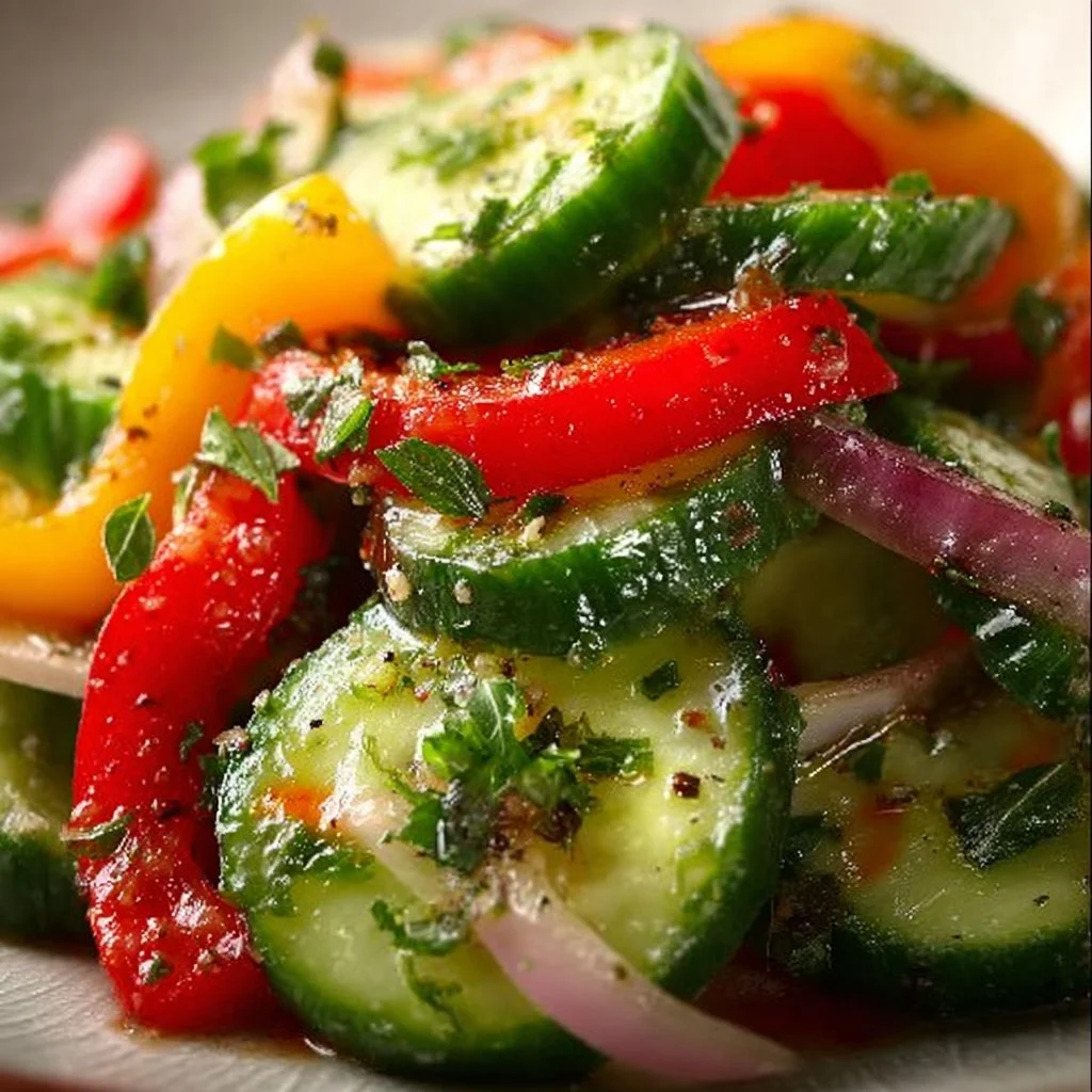 Cucumber and Sweet Pepper Salad