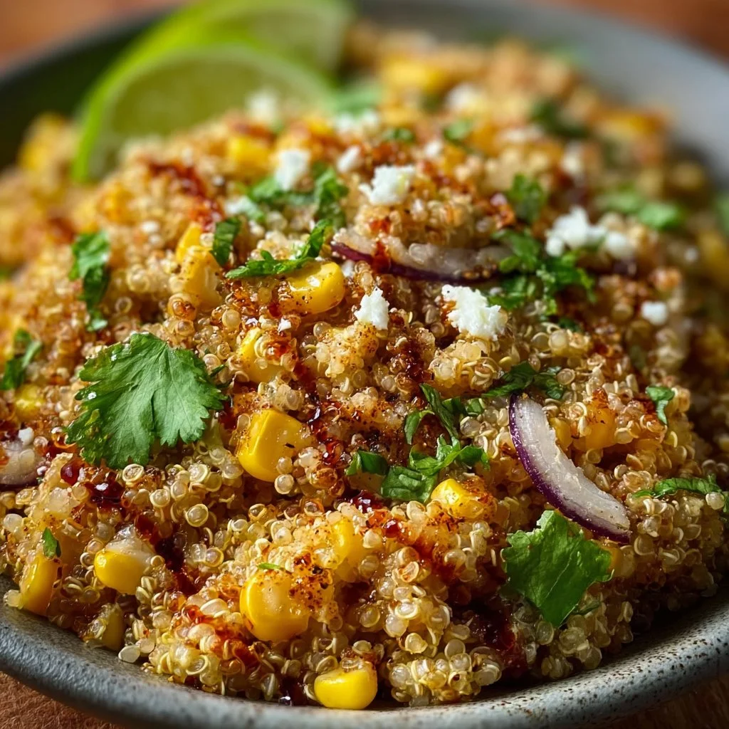 Dairy-Free Mexican Street Corn Quinoa Salad