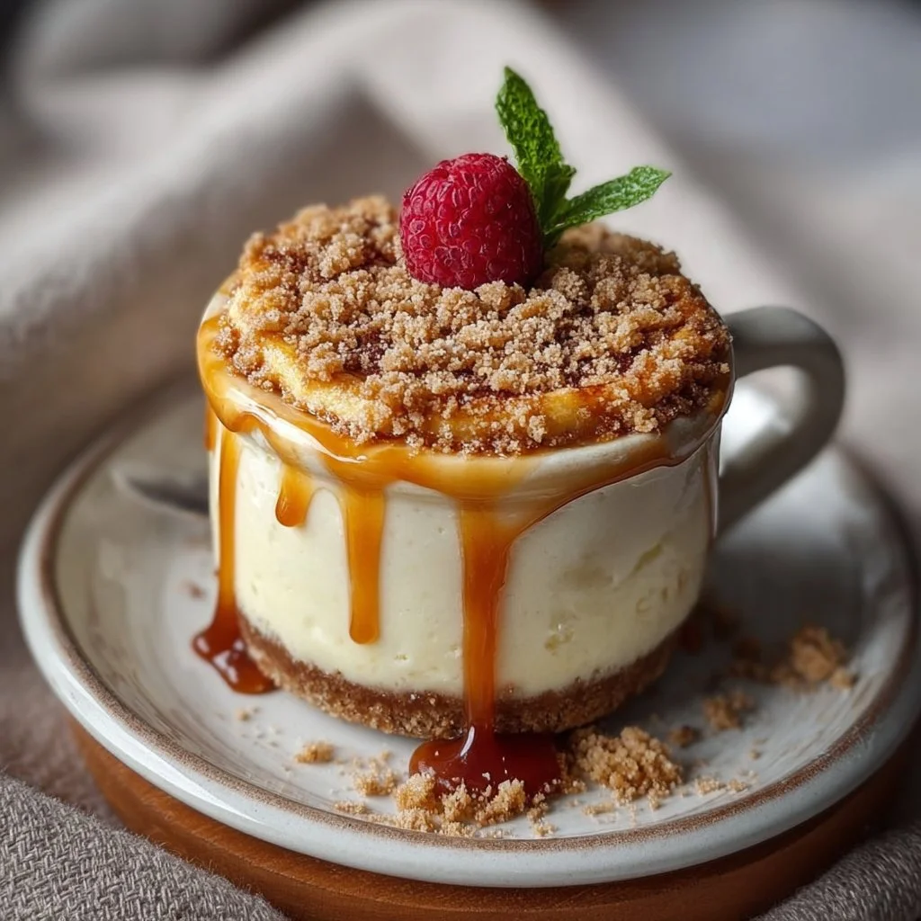 Decadent Cheesecake in a Mug