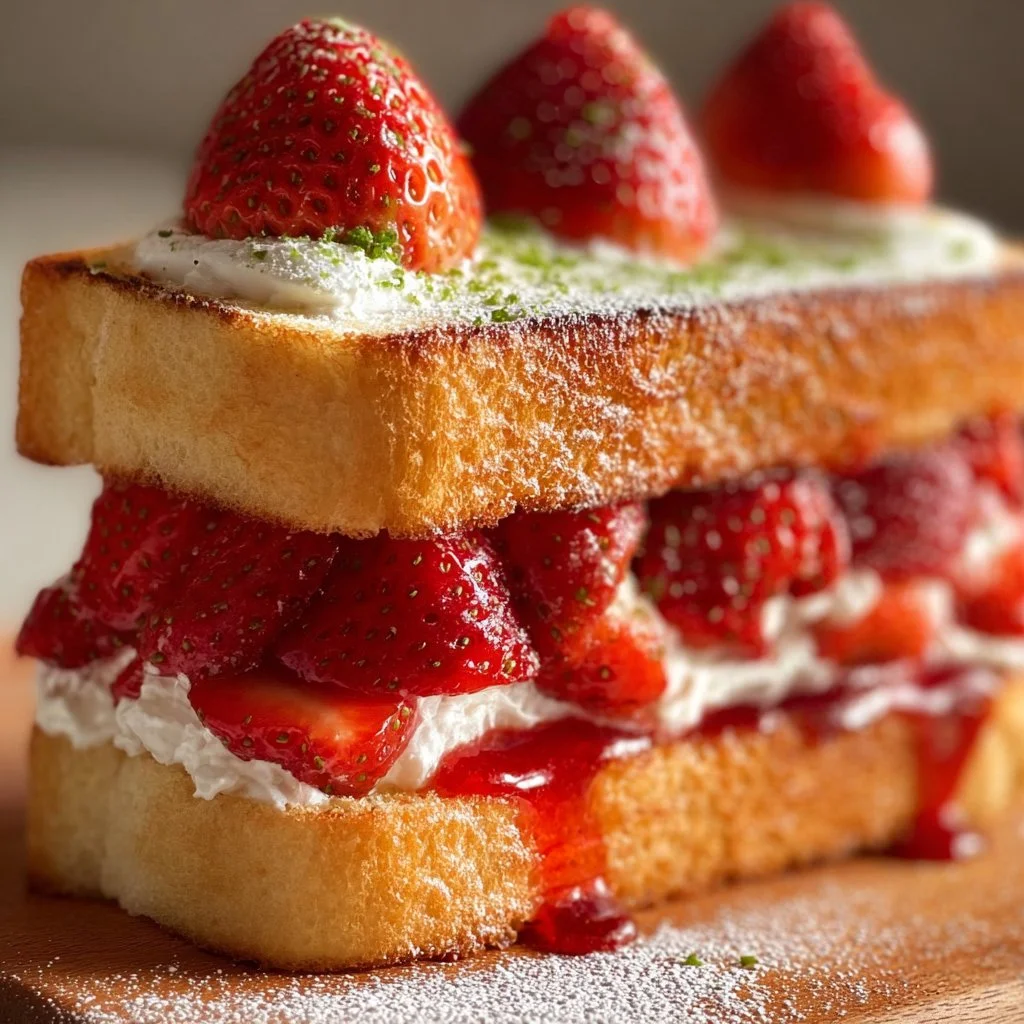 Japanese Strawberry Fruit Sandwich