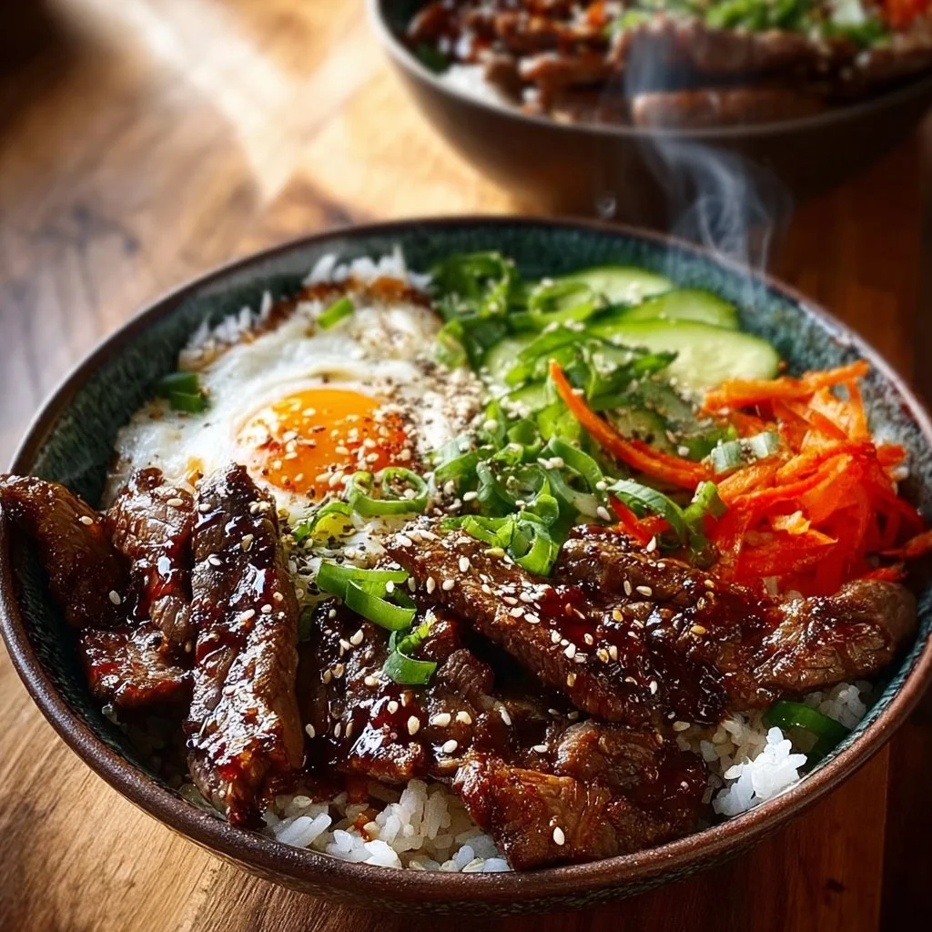 Korean BBQ Steak Bowls