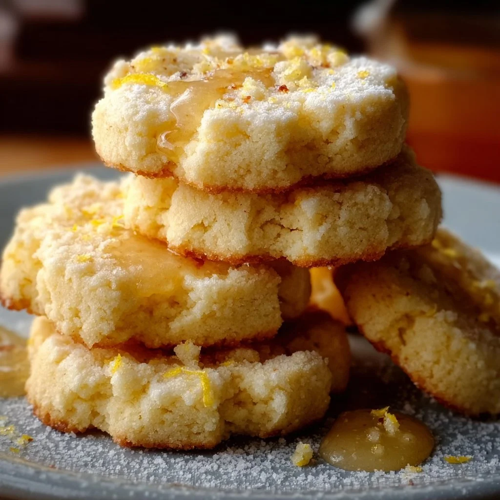 Lemon Shortbread Cookies