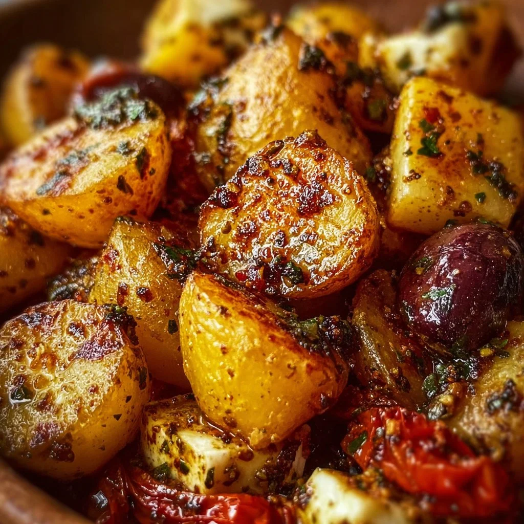 Mediterranean Roasted Potatoes
