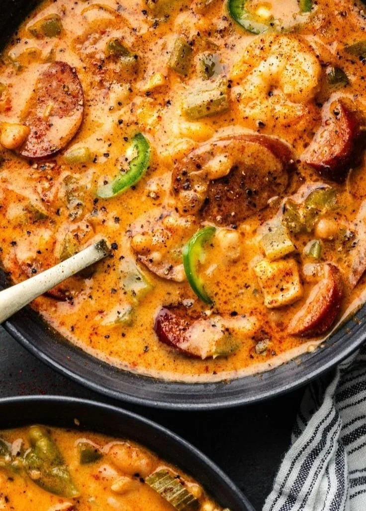 One Pot Creamy Cajun Sausage Pasta