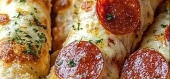Pepperoni Pizza Roll Breadsticks