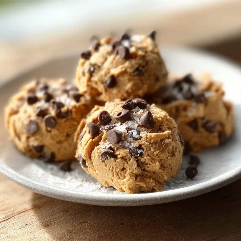 Delicious protein cookie dough for a nutritious and healthy snack
