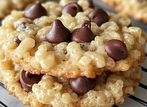 Rice Krispie Chocolate Chip Cookies