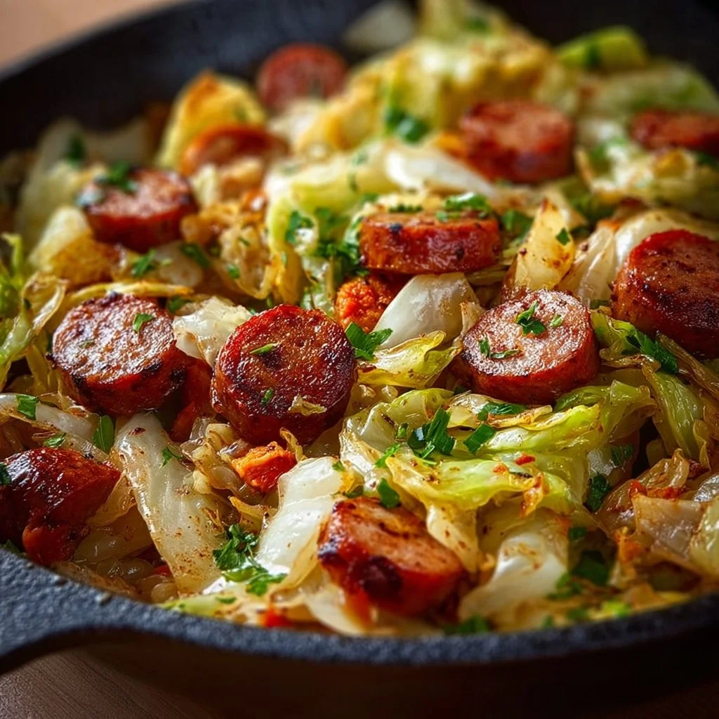 Sausage and Cabbage Skillet