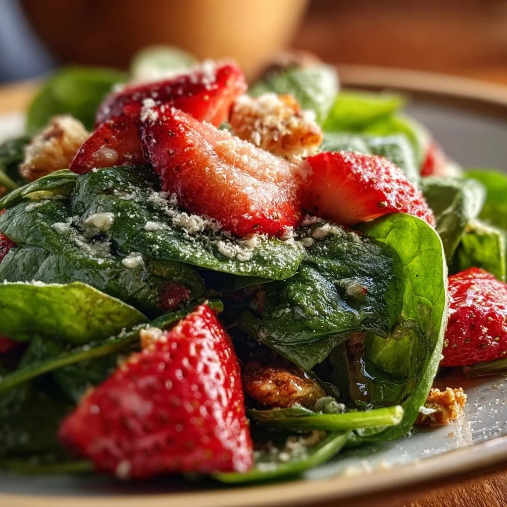 Spinach and Strawberry Salad