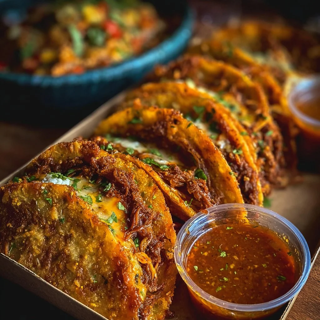 Super Crispy Birria Tacos