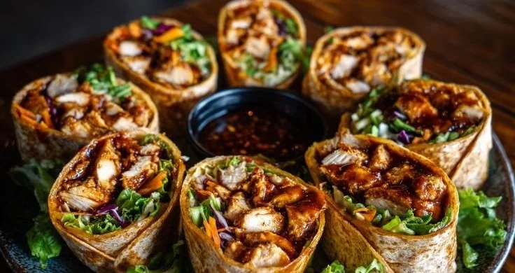 Sweet Chili Chicken Wraps