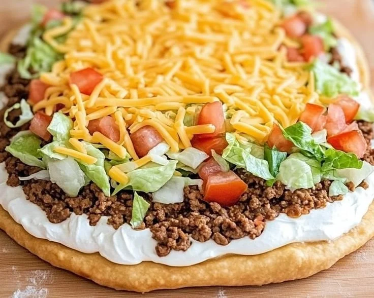 Taco Pizza Appetizer