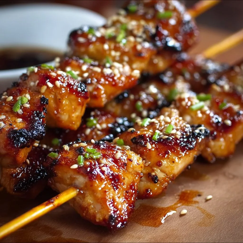 Teriyaki Chicken Skewers