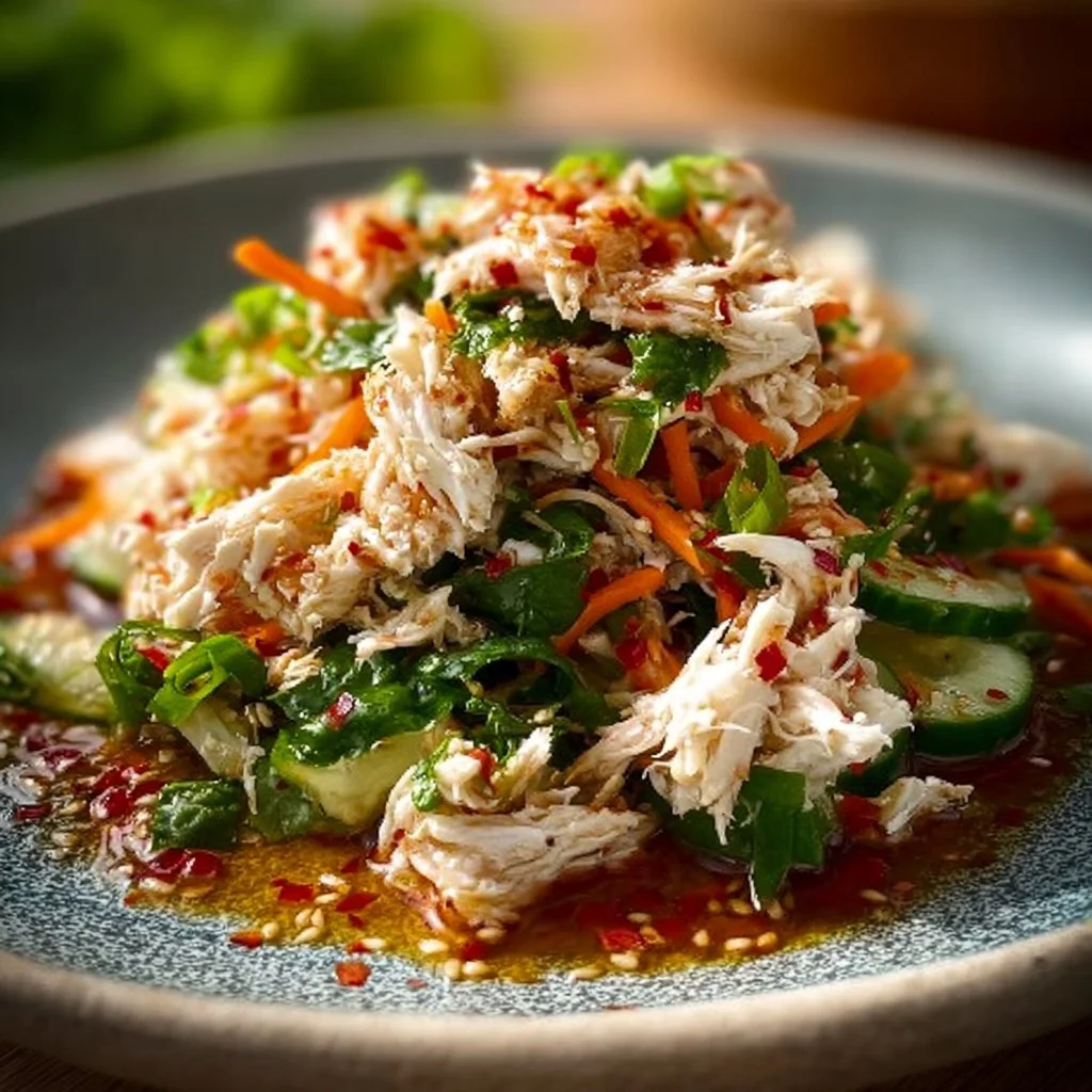 Zesty Chilled Asian Crab Salad