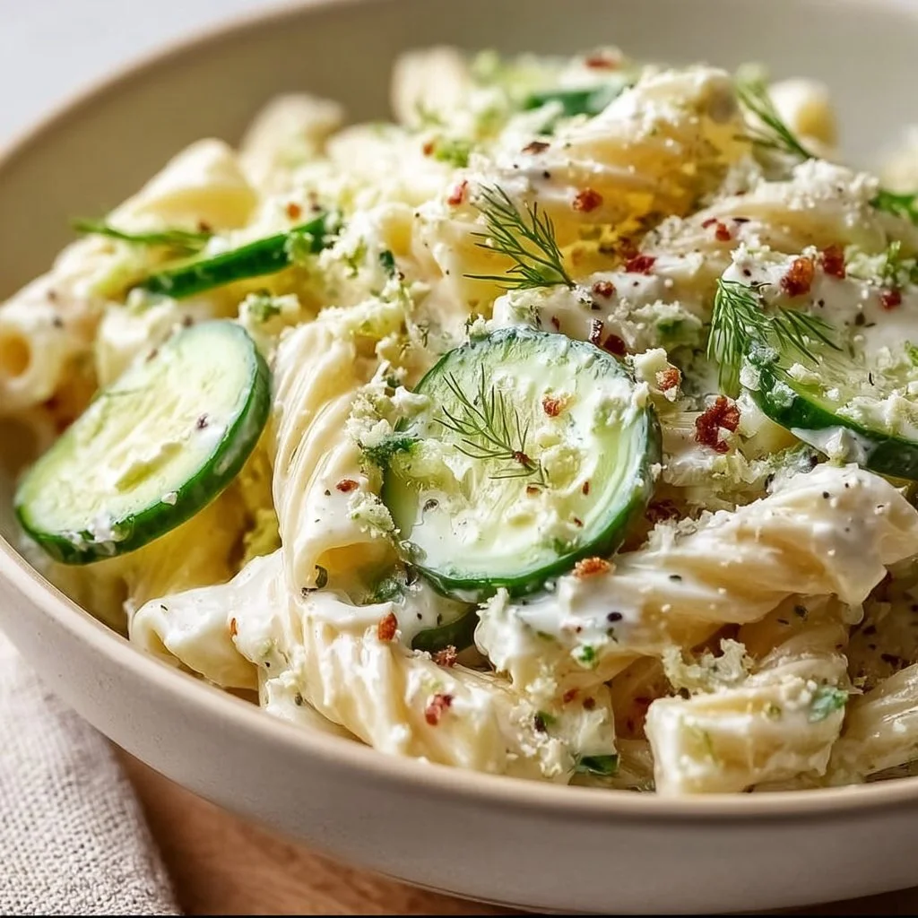 Best Cucumber Pasta Salad