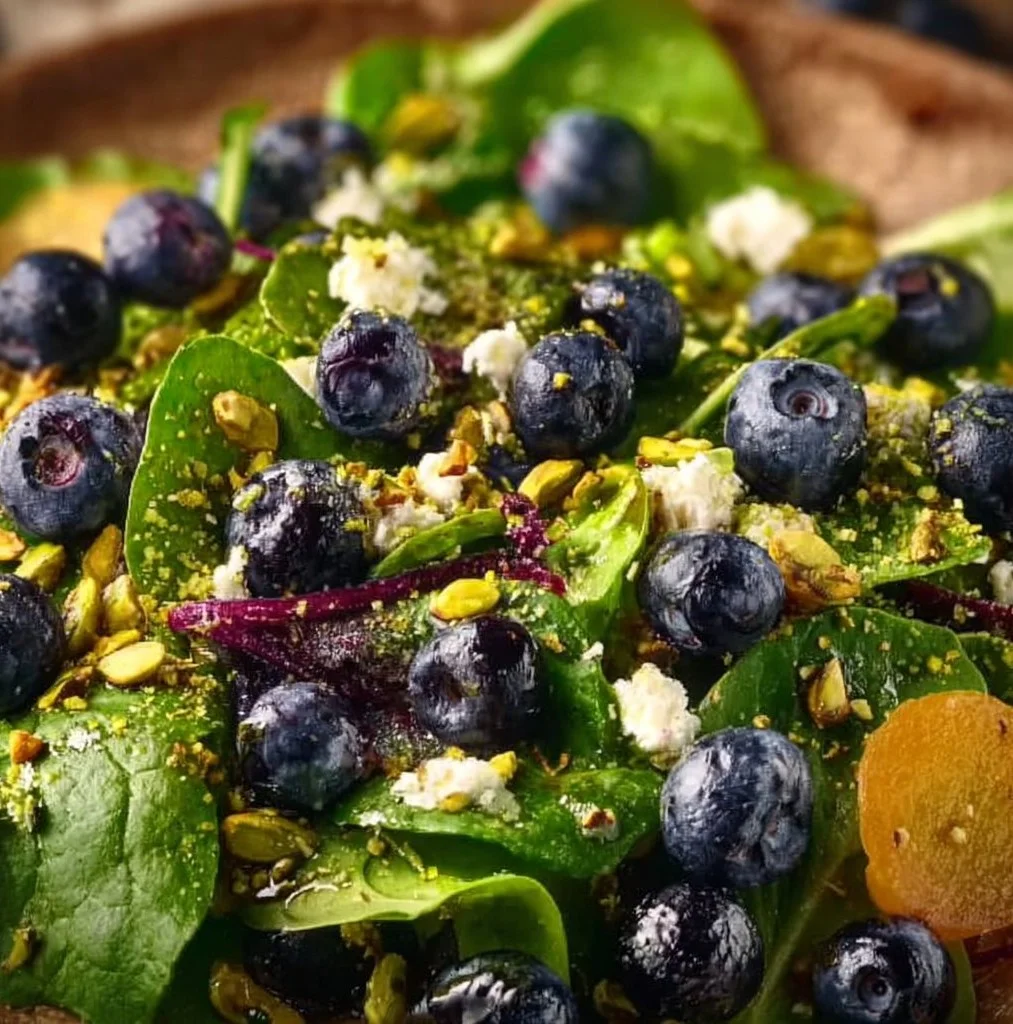 Blueberry Pistachio Spring Salad