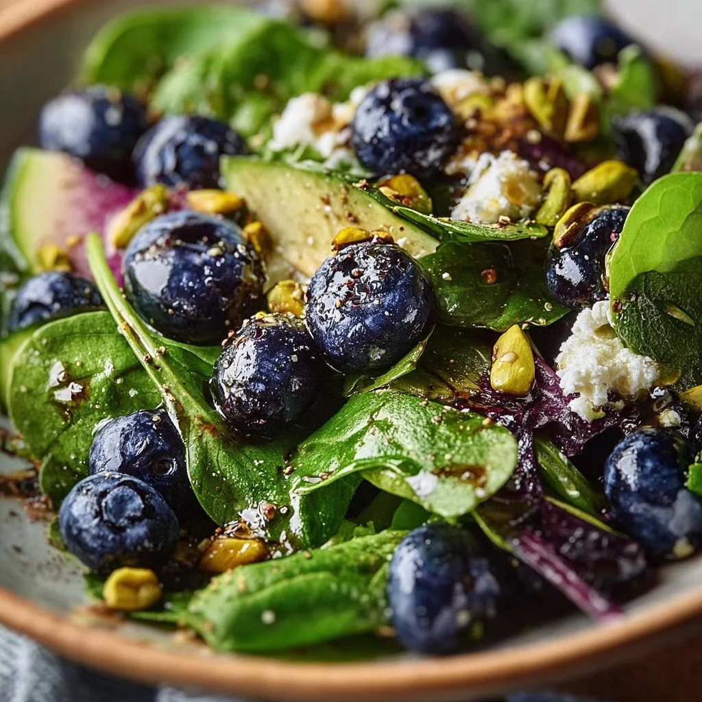 Blueberry Pistachio Spring Salad