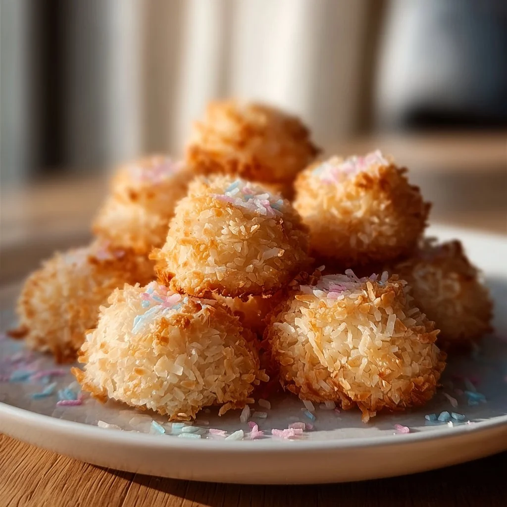 Delicious Bunny Coconut Tails dessert for Easter celebrations.