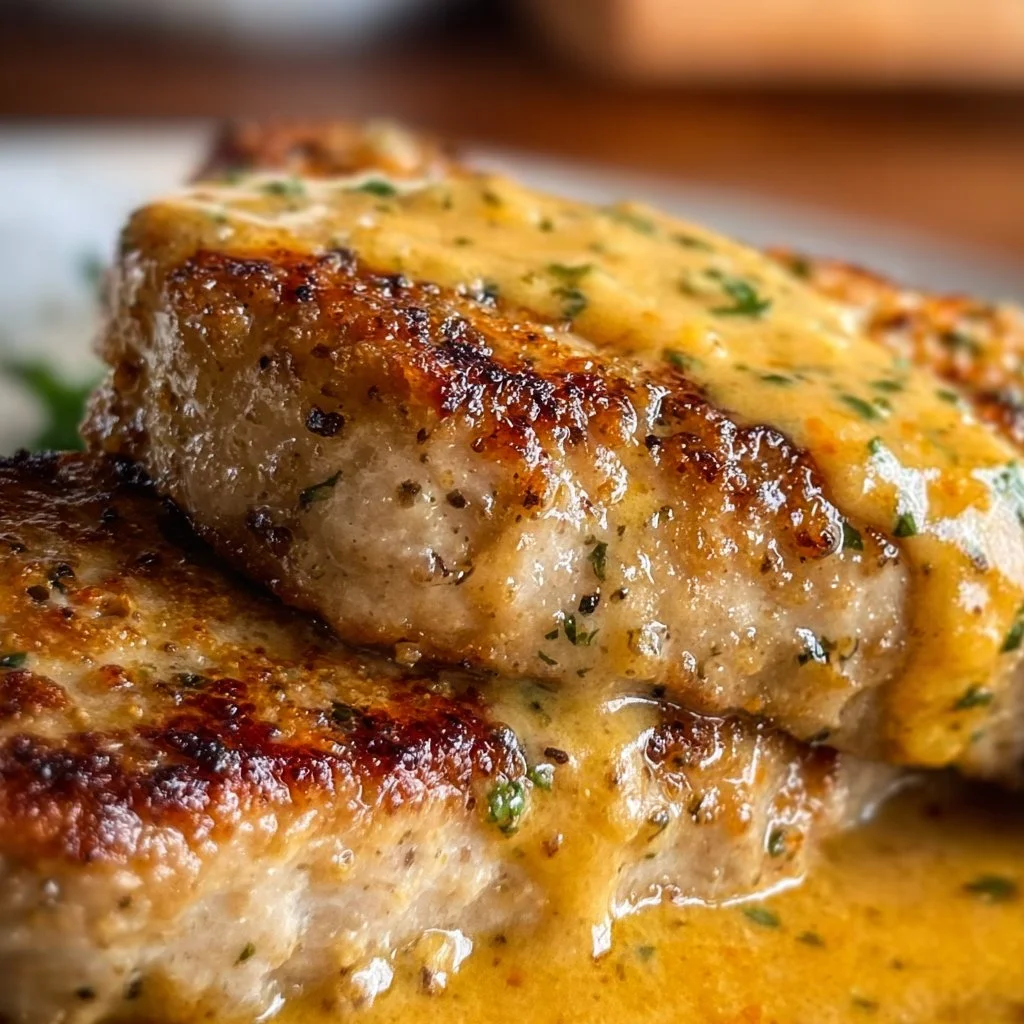 Cheddar Ranch Pork Chops