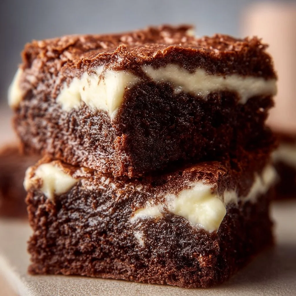 Deviled Brownies with Cream Cheese Frosting