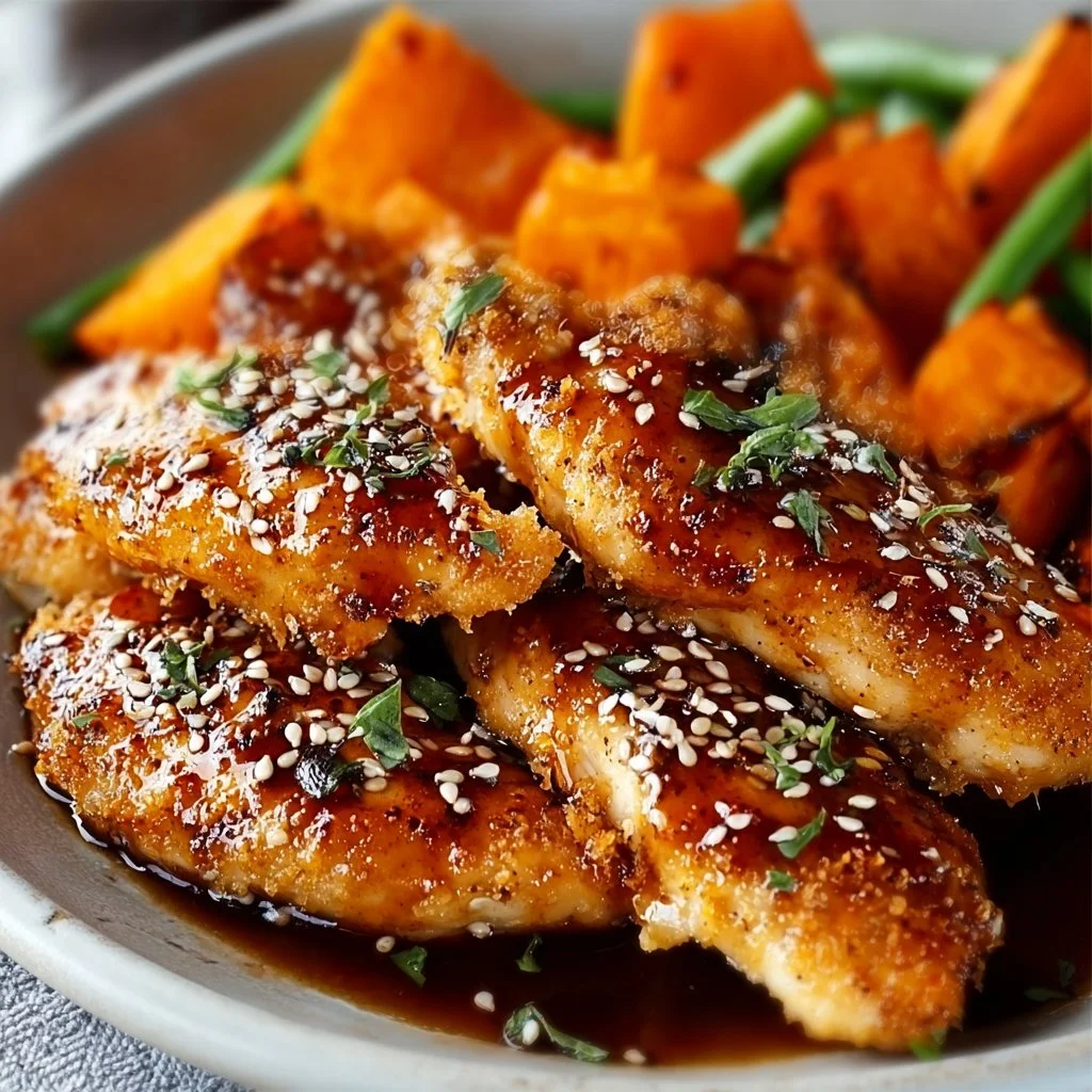 Discover the Best Honey Garlic Chicken and Sweet Potato Recipe for a Quick and Delicious Dinner