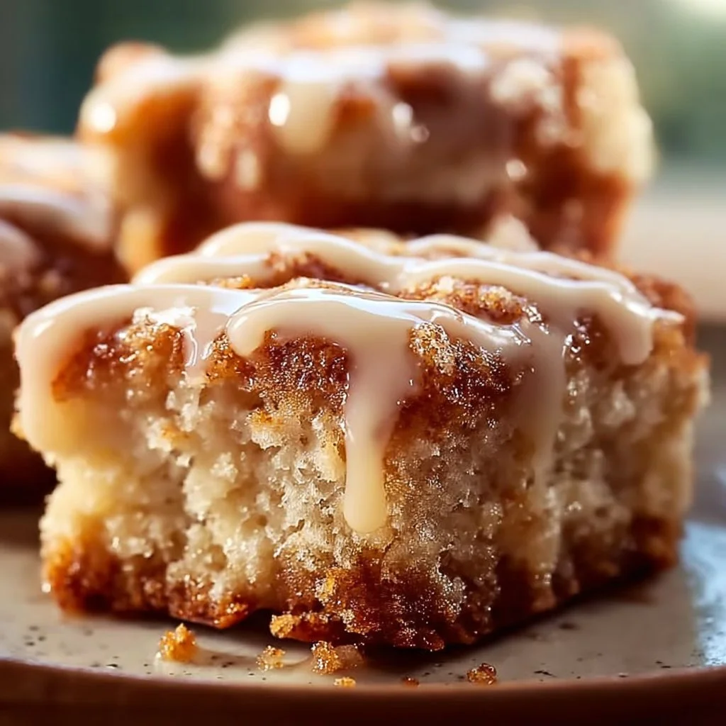 Fluffy Gluten-Free Maple Donut Bars