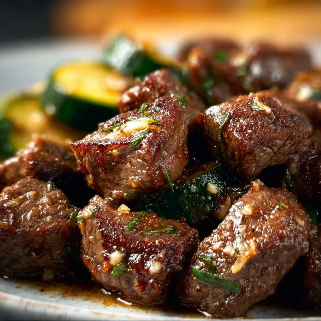 Garlic Butter Steak Bites
