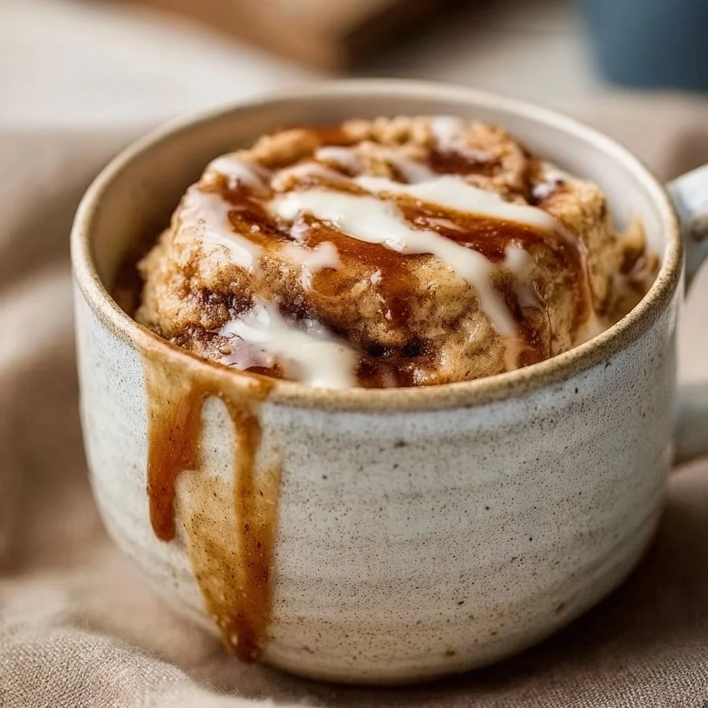 Gluten Free Cinnamon Roll in a Mug