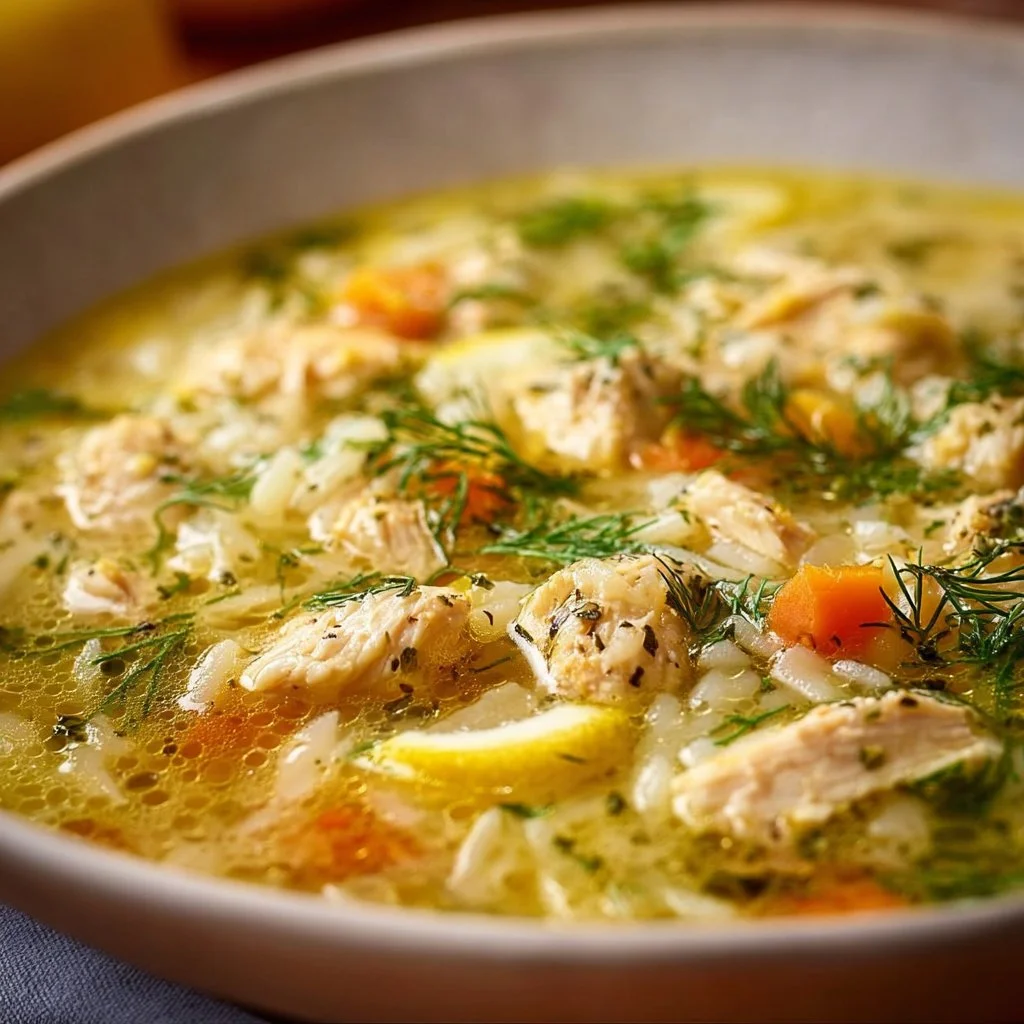 Greek Lemon Chicken Soup