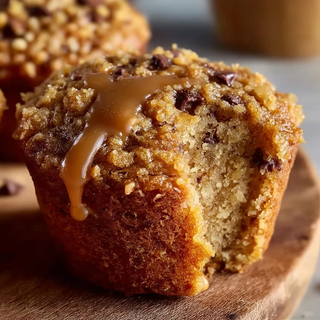 Healthy Peanut Butter Banana Muffins