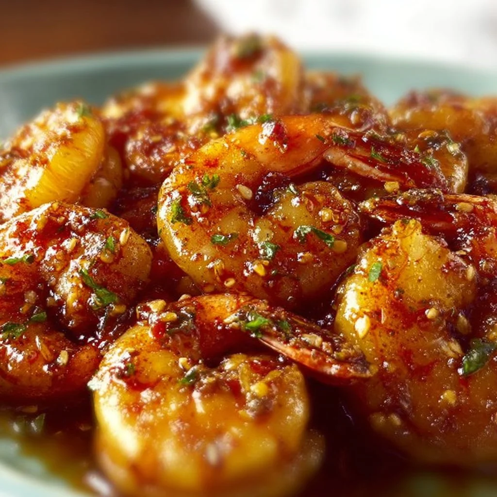 High-Protein Honey Garlic Shrimp