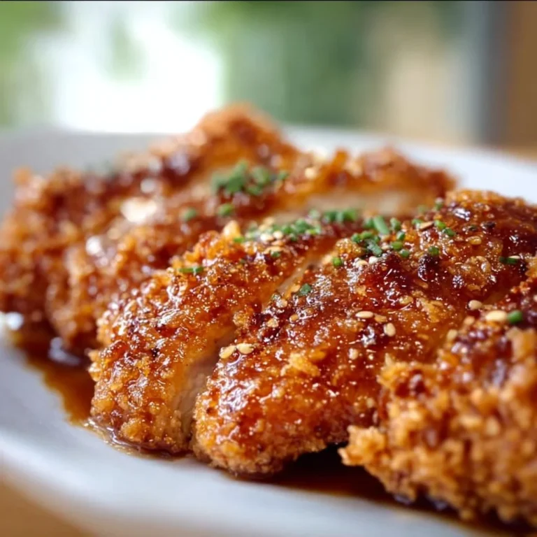 Delicious honey garlic crispy chicken served with fresh vegetables