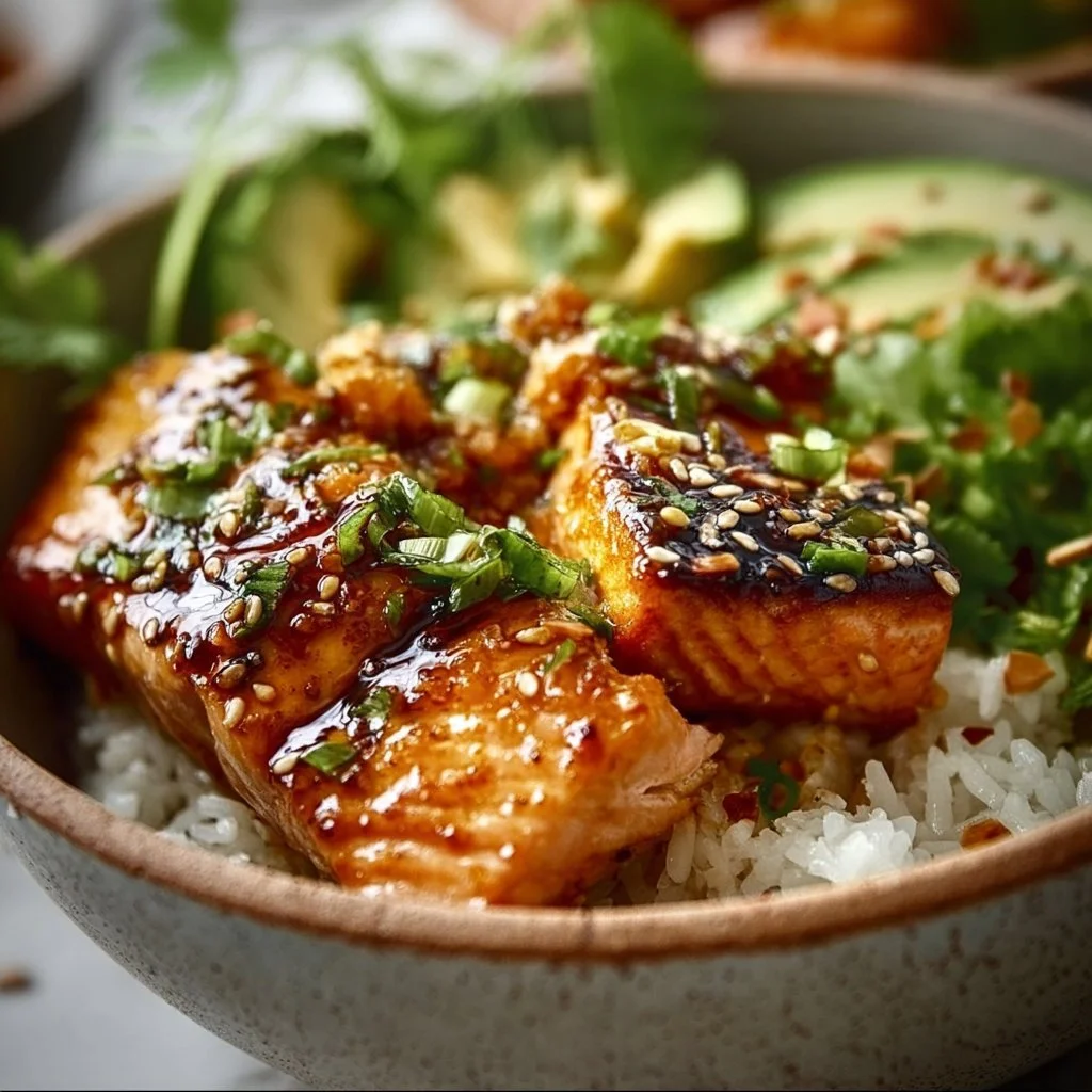 Honey Glazed Salmon Bowl: Quick, Healthy & Delicious Dinner