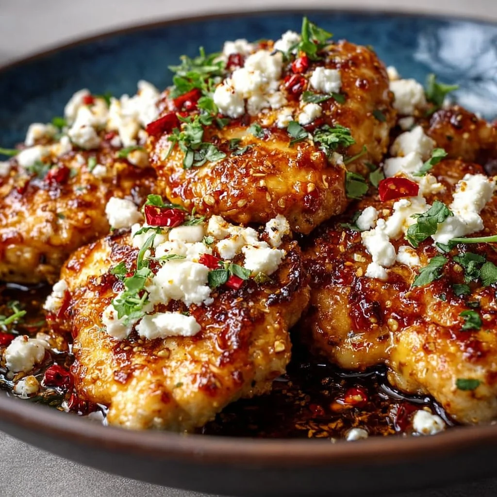 Hot Honey Feta Chicken – Easy Healthy Dinner Recipe for Busy Weeknights