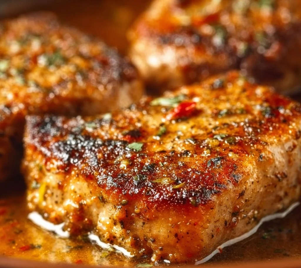 Juicy Oven Baked Boneless Pork Chops
